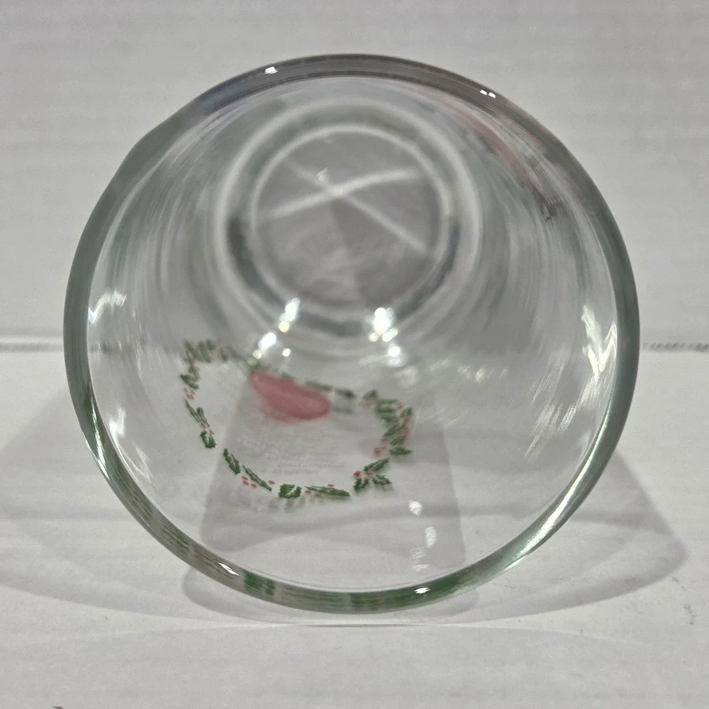 Vintage Coca-Cola Santa Claus Glass Haddon Sundblom 1943 Series II 5.75